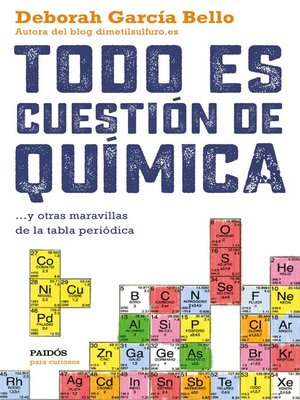 cover image of Todo es cuestión de química
